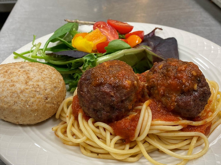 First Friday Lunch Volunteering - Meatballs