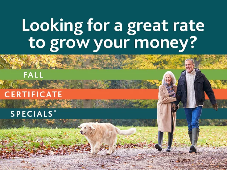 Fall Share Certificate Special Offers