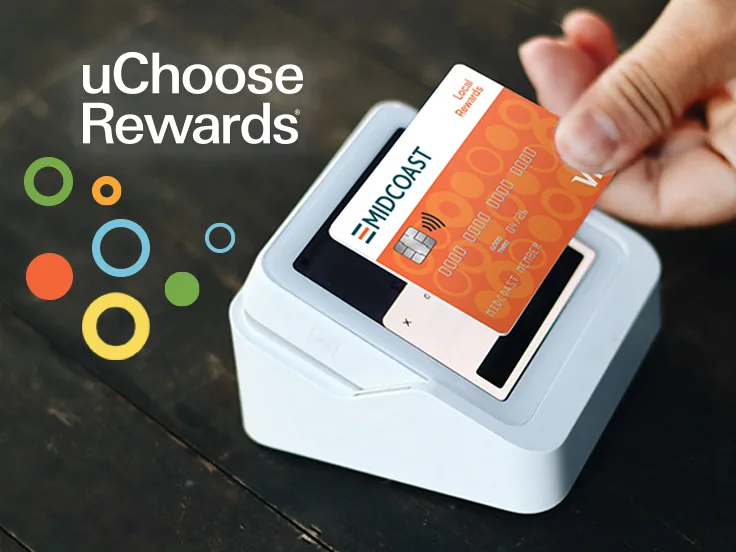 uChoose Rewards Program with Local Rewards Visa card