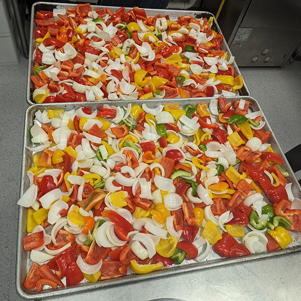 sausage sheet pan