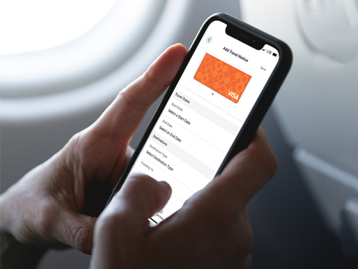 Card Managment Travel Notifications