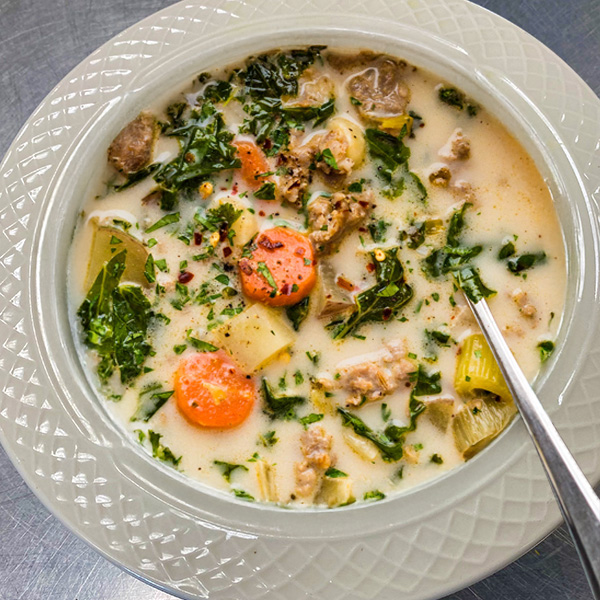 sausage, kale & potato soup