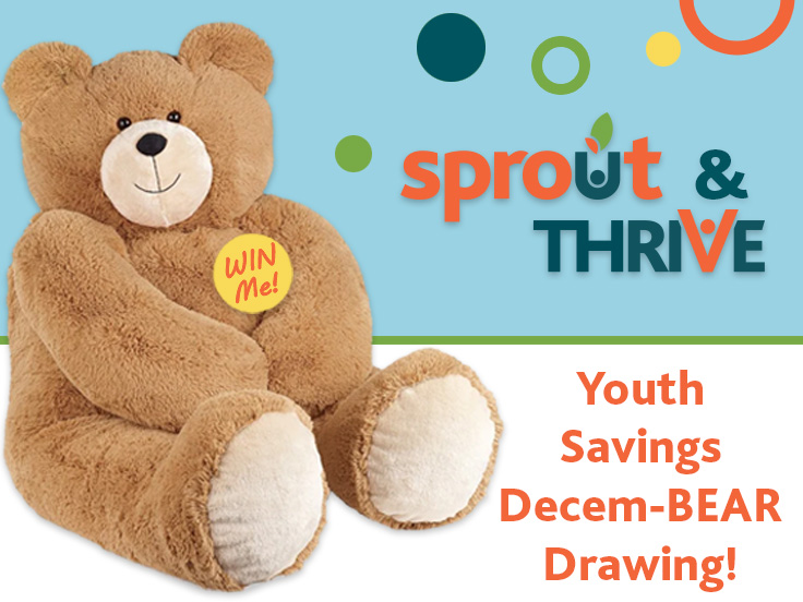 Youth Deposit Account DecemBEAR drawing