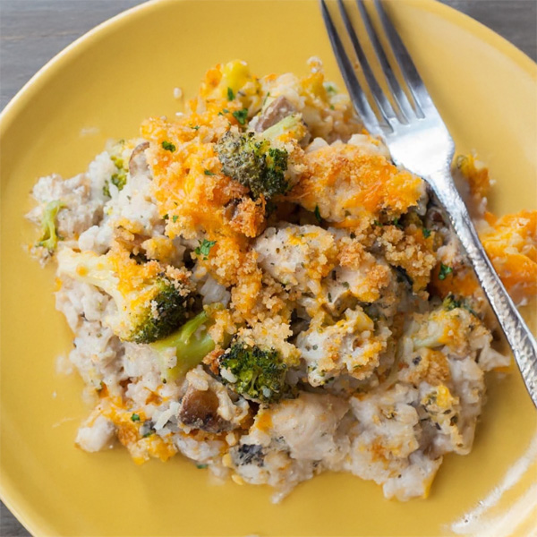 Chicken Broccoli & Rice Casserole