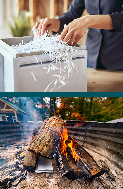 shred recycling and document safety