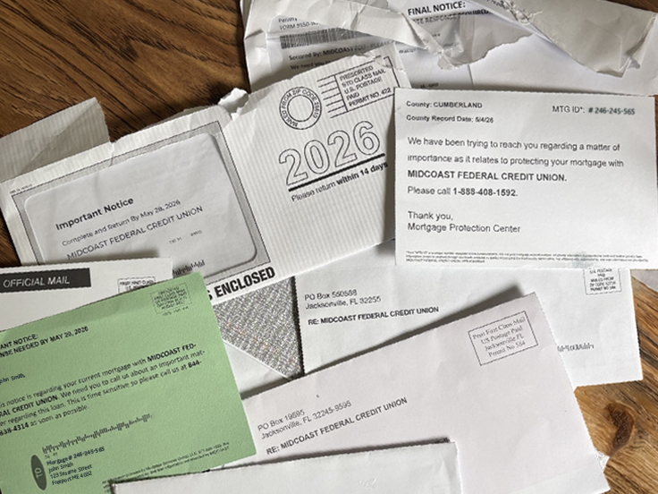 Mortgage junk mail