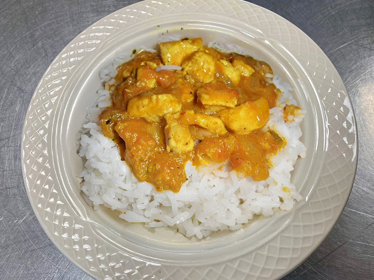 First Friday Lunch, Curry Chicken