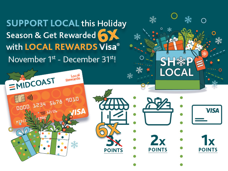 Shop local 6x rewards
